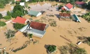 Lũ sông miền Bắc đã qua đỉnh, diện ngập thu hẹp